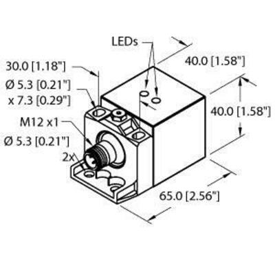 Turck Sensor induktiv BI20U-CA4 #1627295