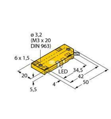 Turck Sensor kapazitiv BC10QF5.5AN6X2/S250