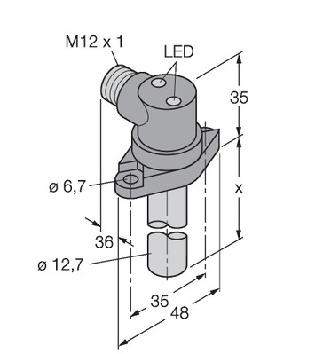 Turck Sensor induktiv BI2-CRS26 #4570890