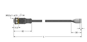 Turck Aktuator- u. Sensorleitung PUR RKC4.5T-15/TXO3700