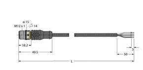 Turck Aktuator- u. Sensorleitung PUR RSC4.4T-12/TXL