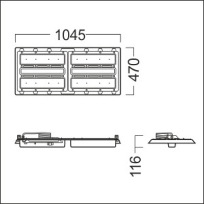 Zumtobel Group LED-Hallenleuchte 840, weiß CR2 L42k #42945285