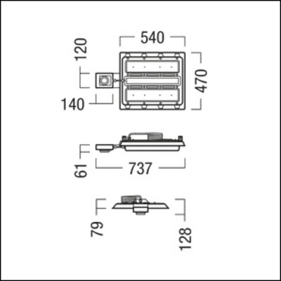 Zumtobel Group LED-Hallenleuchte 840, weiß CR2 M21k #42945276