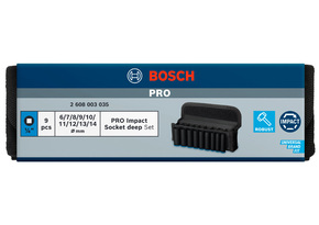 Bosch Power Tools PRO Impact Steckschlüsselsatz 2608003035