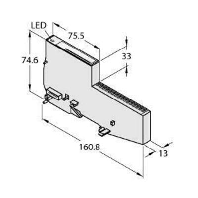 Turck Economy Modul BL20-E-8A #6827340