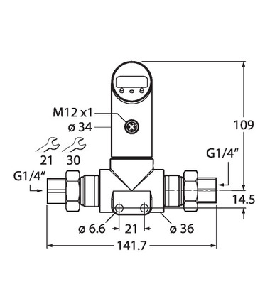 Turck Differenzdrucksensor PS001D-50 #6834061