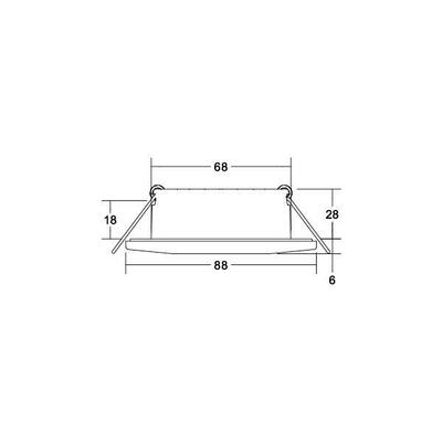 Brumberg Leuchten LED-Einbaudownlight 230 V 2700/3000/4000K 39253073