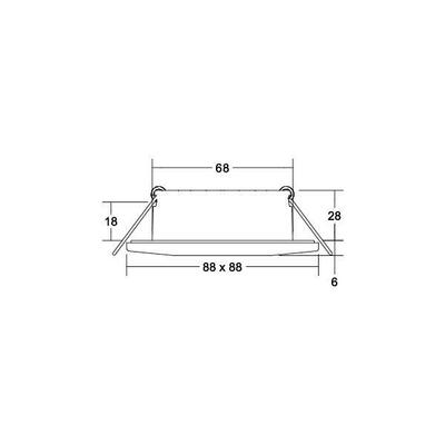 Brumberg Leuchten LED-Einbaudownlight 230 V 2700/3000/4000K 39255073