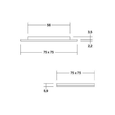 Brumberg Leuchten LED-Einbaudownlight 12V 3000K 12165023