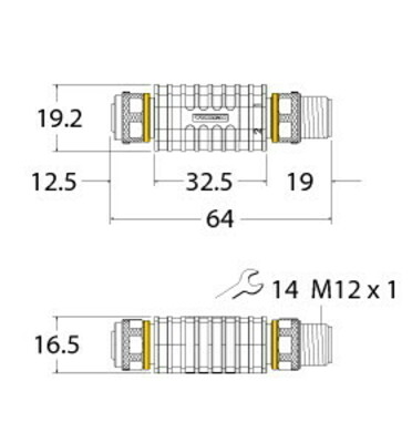 Turck Adapter AD-FKM4.5-FSM4.5