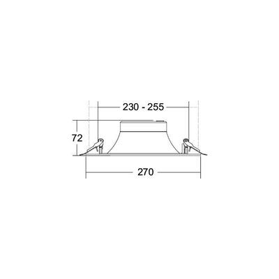 Brumberg Leuchten LED-Einbaudownlight 230V 3000K 40673163