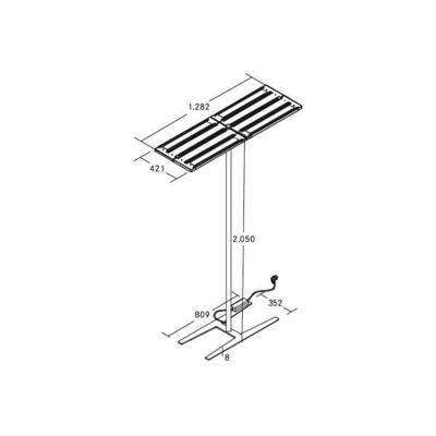 Brumberg Leuchten LED-Stehleuchte 4000K, dim. 77414694AI