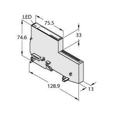 Turck Economy Modul BL20-E-4IOL-10