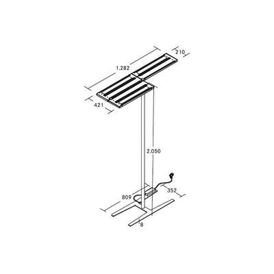 Brumberg Leuchten LED-Stehleuchte 4000K, dim. 77423184ST