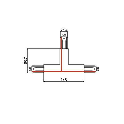 Brumberg Leuchten T-Verbinder SL rechts, si 87128680