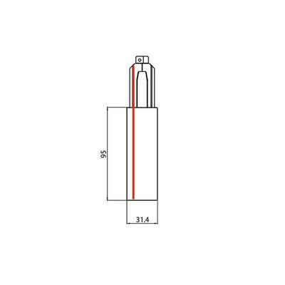 Brumberg Leuchten DALI-Endeinspeisung SL links, silber 87167680