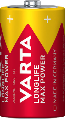 Varta Cons.Varta Longlife Max Power Mono 1,5/Al-Mn 4720 Blister 2
