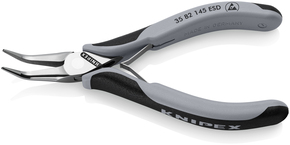 Knipex-Werk Elektronik-Greifzange ESD durchgesteckt Gelenk 35 82 145 ESD