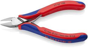 Knipex-Werk Elektronik-Seitenschneider durchgest.. Gelenk 77 32 130
