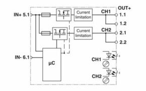 Phoenix Contact Geräteschutzschalter elektronisch CAPAROC E2 1#1344364