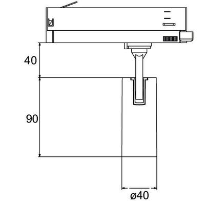 Brumberg Leuchten LED-Schienenstrahler 230V 3500K 88694175DA