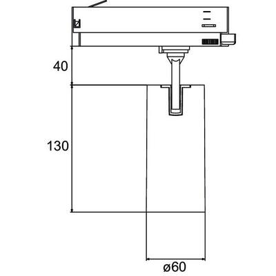 Brumberg Leuchten LED-Schienenstrahler 3500K 88713175DA