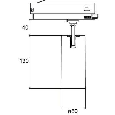 Brumberg Leuchten LED-Schienenstrahler 3000K 88715183DA
