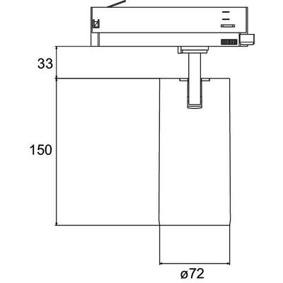 Brumberg Leuchten LED-Schienenstrahler 230V 3500K 88724165DA
