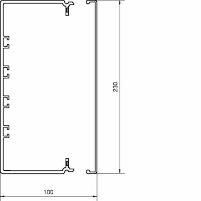 Tehalit Leitungsführungskanal FB 100x230mm vw FB9923009016