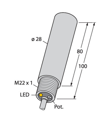Turck Sensor kapazitiv HC3-K28S-AP4X