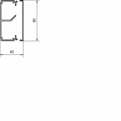 Tehalit Leitungsführungskanal LF 40x90mm vw LF4009109016