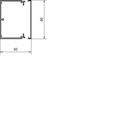 Tehalit Leitungsführungskanal LF 60x90mm vw LF6009009016