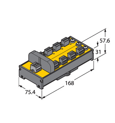 Turck Verteilerbaustein JRBS-40DC-8RV