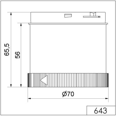 Werma Blitzlichtelement 24V DC rt 64310055