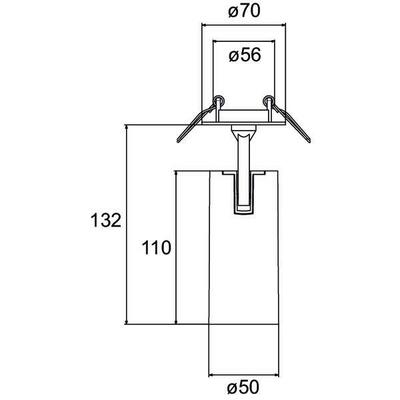 Brumberg Leuchten LED-Halbeinbau-Strahler 3500K 88782175DA