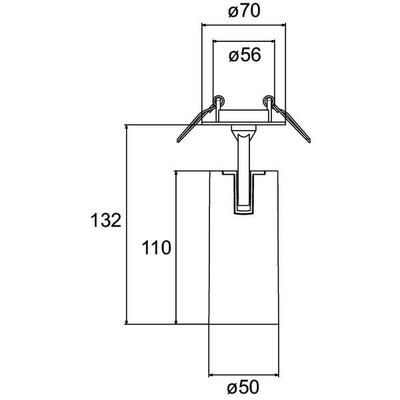 Brumberg Leuchten LED-Halbeinbau-Strahler 4000K 88782184DA