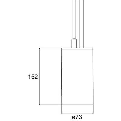 Brumberg Leuchten LED-Pendelleuchte DALI, Pendel 1,5m 88884183DA