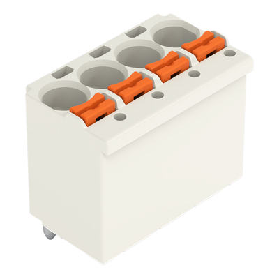 WAGO GmbH & Co. KG 1-Leiter-THR-Federleiste gerade, lichtgrau 2092-2176/200-000