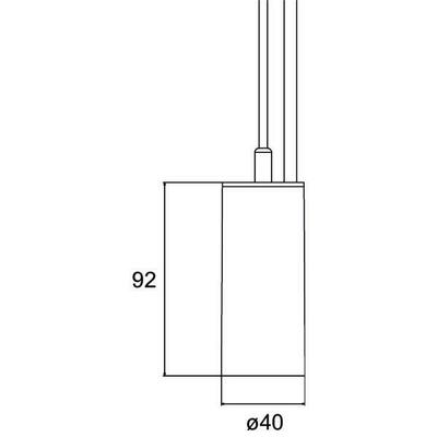 Brumberg Leuchten LED-Pendelleuchte direkt Pendellänge 5m 88854164