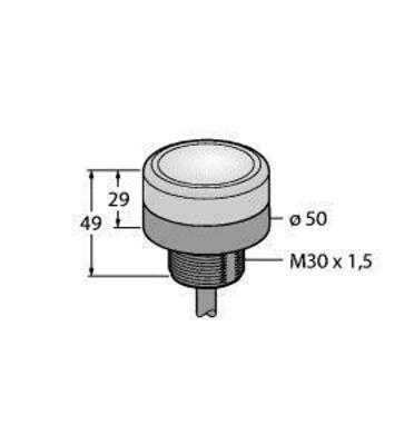 Turck LED-Anzeige Kennleuchte K50BCLS1XWXP