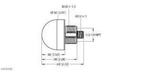 Turck LED-Anzeige Kennleuchte K50LGRBNQ