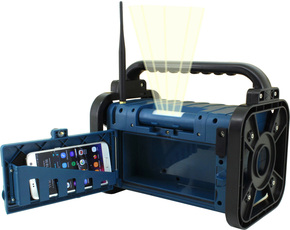 Soundmaster DAB+/UKW Baustellenradio BT DAB85BL bl-sw