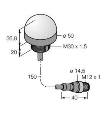 Turck LED-Anzeige Kennleuchte K50LIRXXPQP
