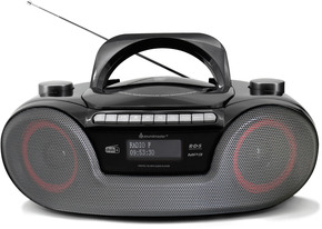 Soundmaster DAB+Boombox CD/MP3,USB,Kassette SCD8300SW sw