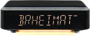 Soundmaster DAB+/UKW Uhrenradio Ladef.,Nachtlicht UR250AN sw