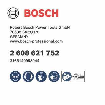 Bosch Power Tools C450 Standard for General Purpose G120 125 mm 2608621752(VE50)