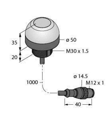 Turck Bestückungssensor Pick-to-Light K50RPTRXDQP-800246
