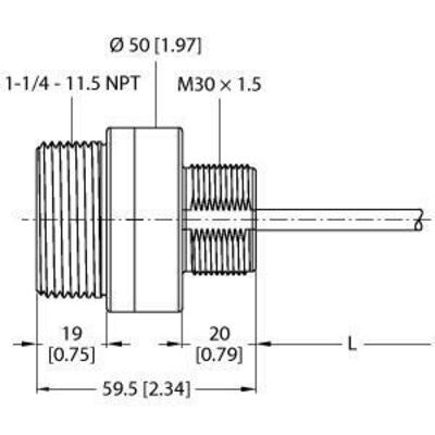 Turck Ultraschallsensor K50UX2ARA