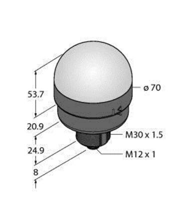 Turck LED-Anzeige Kennleuchte K70LBGYRPQ