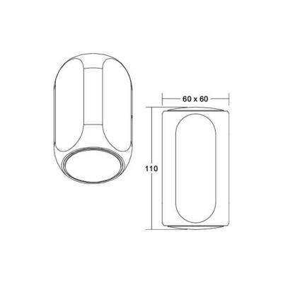 Brumberg Leuchten LED-Wandleuchte 3000K 10114183
